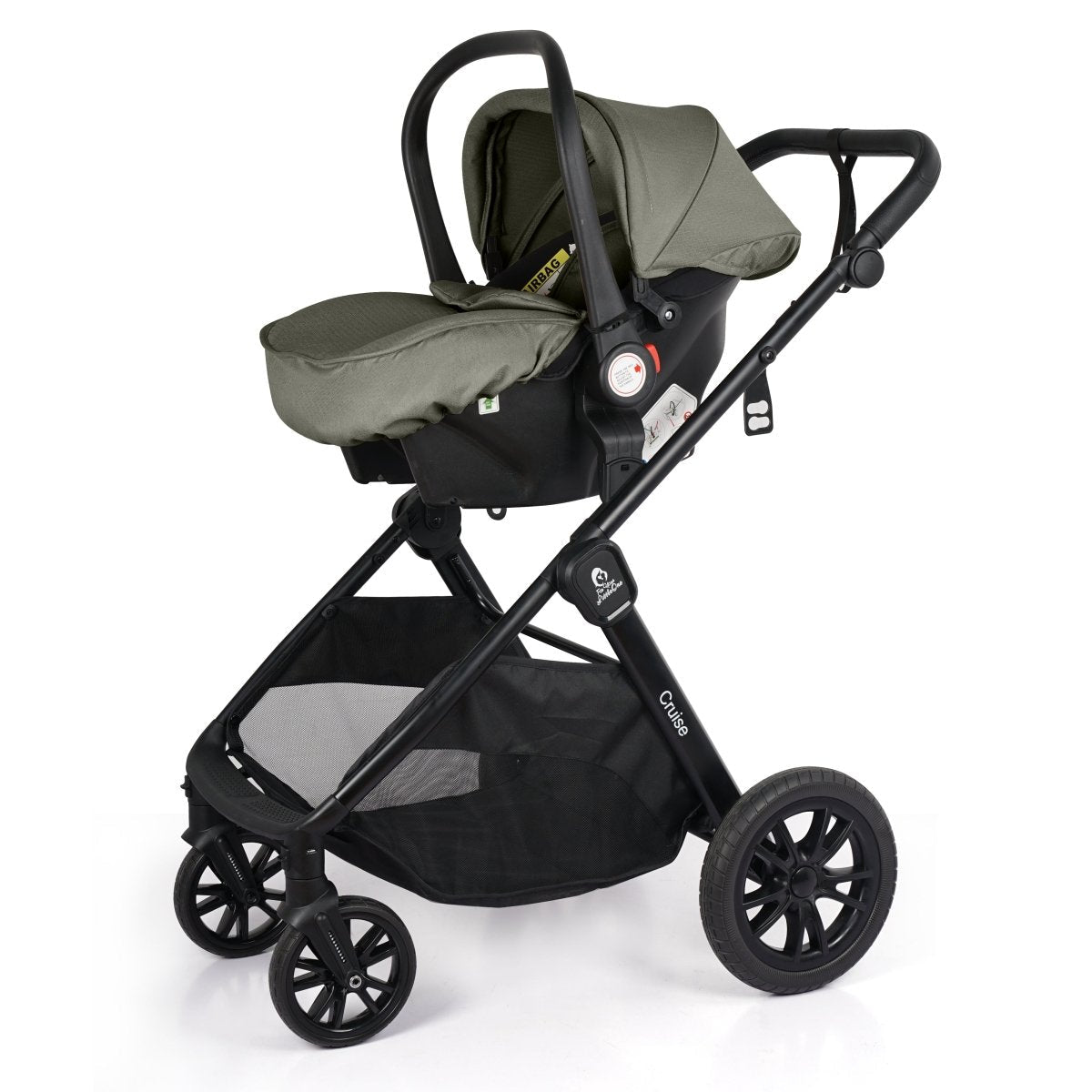 For Your Little One Cruise 3 In 1 Travel System With Car Seat - Pebble Sage (Free Cupholder And Seat Liner Included!) | Luxury Home Accessories | Heulog Glow