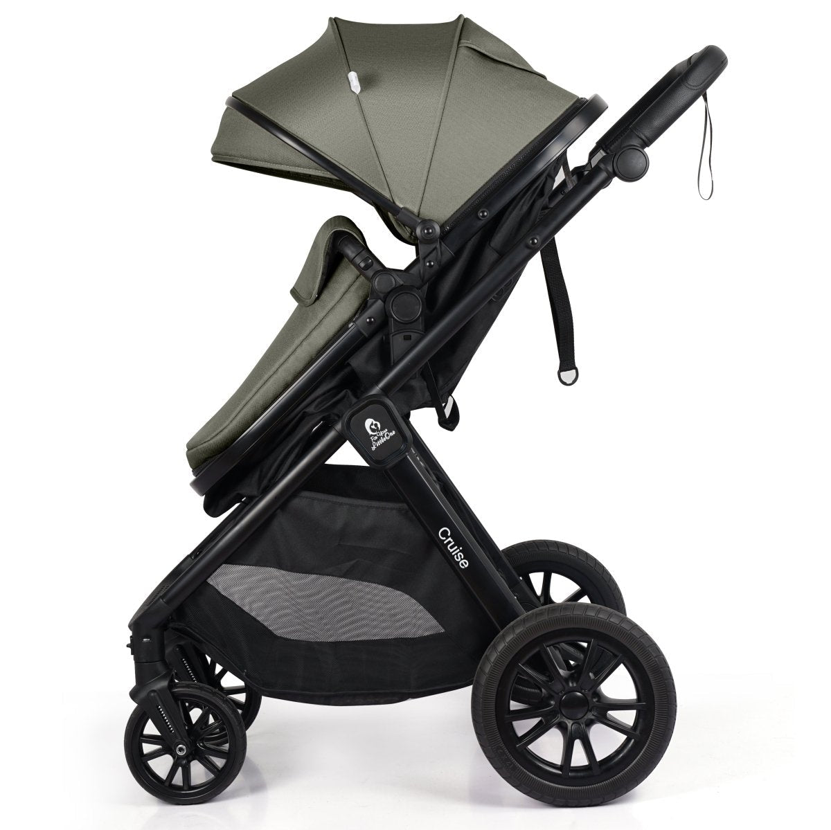 For Your Little One Cruise 3 In 1 Travel System With Car Seat - Pebble Sage (Free Cupholder And Seat Liner Included!) | Luxury Home Accessories | Heulog Glow