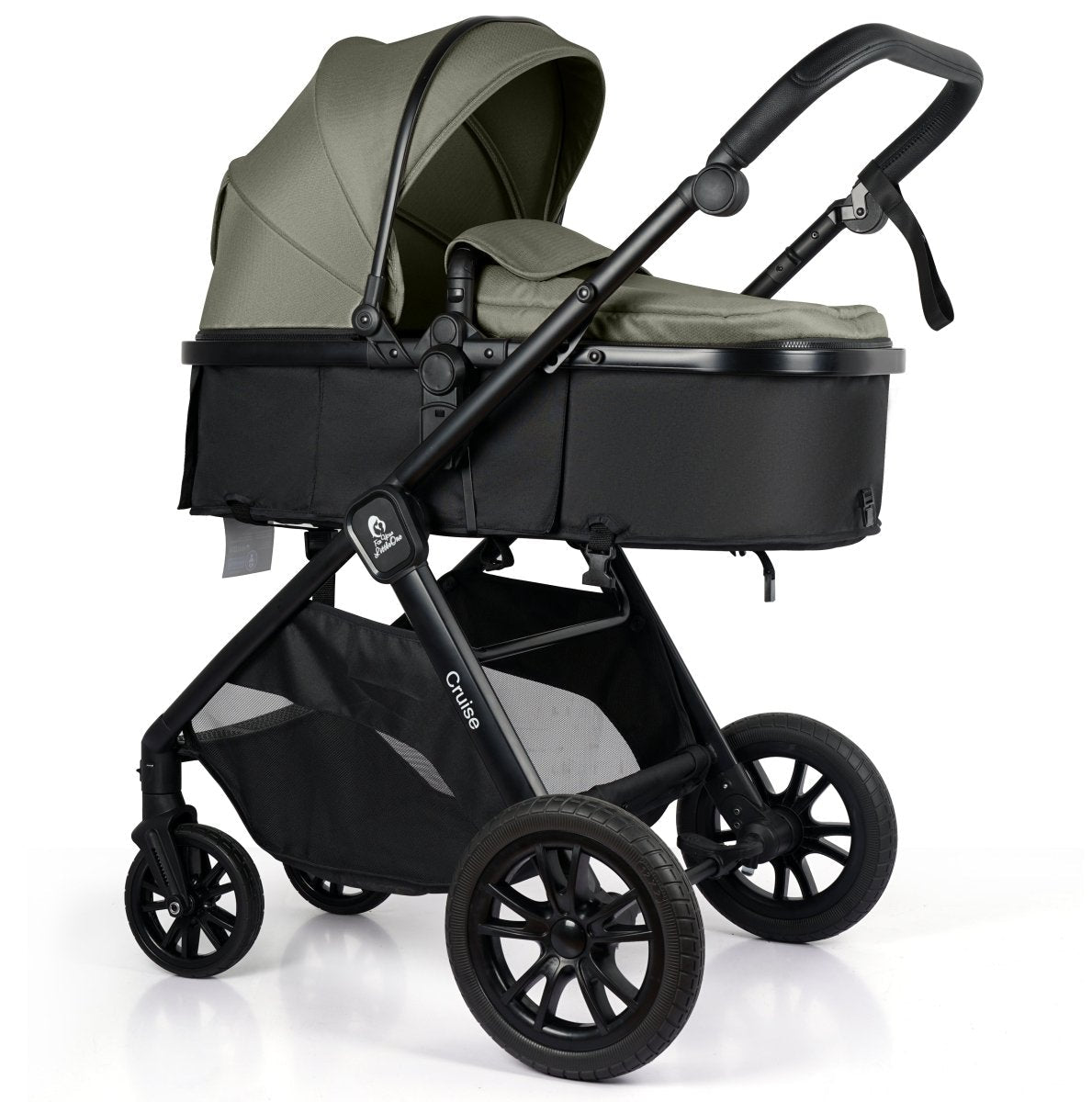 For Your Little One Cruise 3 In 1 Travel System With Car Seat - Pebble Sage (Free Cupholder And Seat Liner Included!) | Luxury Home Accessories | Heulog Glow