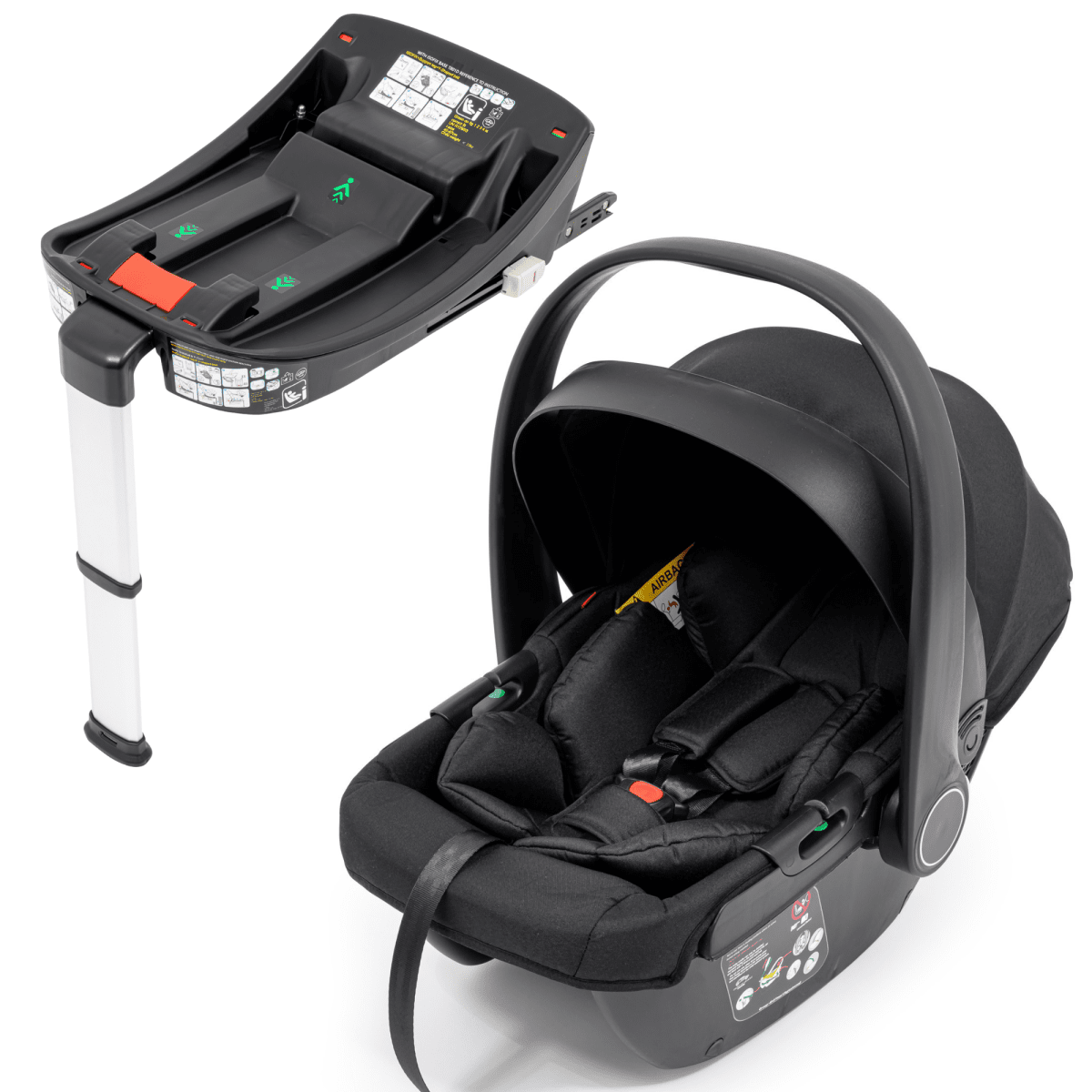 For Your Little One Lite i-Size Infant Car Seat & Base (Birth-12 Months) - Black | Luxury Home Accessories | Heulog Glow