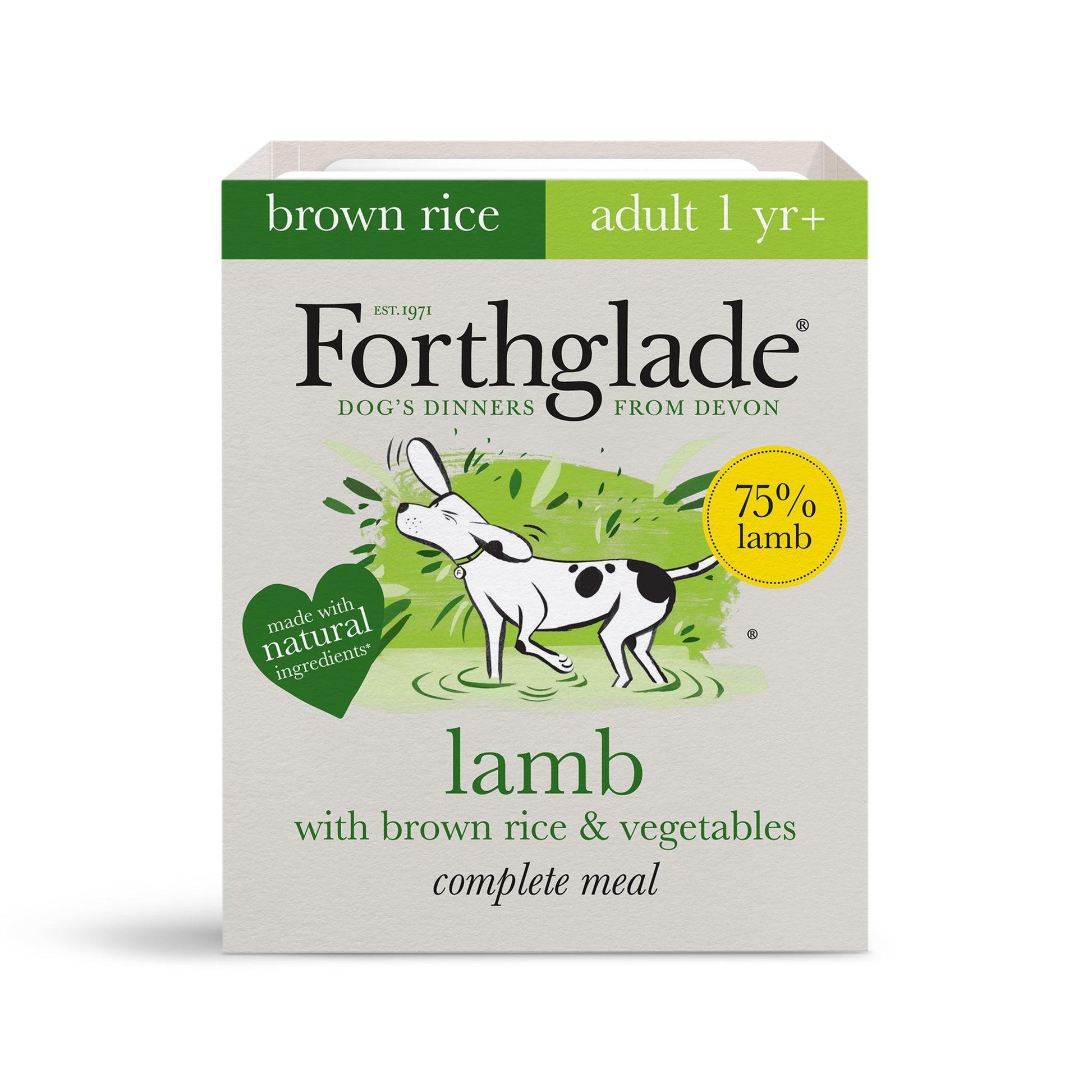Forthglade Adult Complete Lamb Trays 18 x 395g | Luxury Home Accessories | Heulog Glow