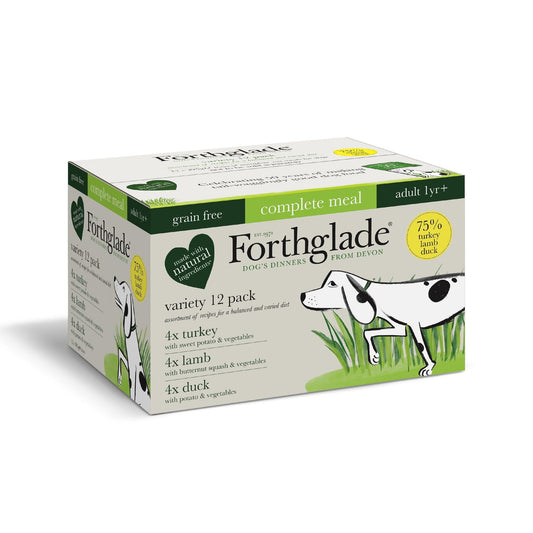 Forthglade Adult Grain Free Variety Trays 12 x 395g | Luxury Home Accessories | Heulog Glow