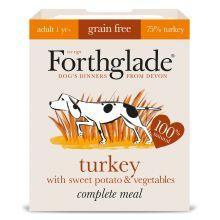 Forthglade Complete Grain free Adult Turkey & Veg, 18 x 395g | Luxury Home Accessories | Heulog Glow