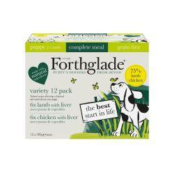Forthglade Complete Puppy Grain Free Variety Case 12 pack 395g | Luxury Home Accessories | Heulog Glow