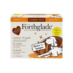 Forthglade Complete Senior Grain Free Variety Case 12 pack, 395g | Luxury Home Accessories | Heulog Glow