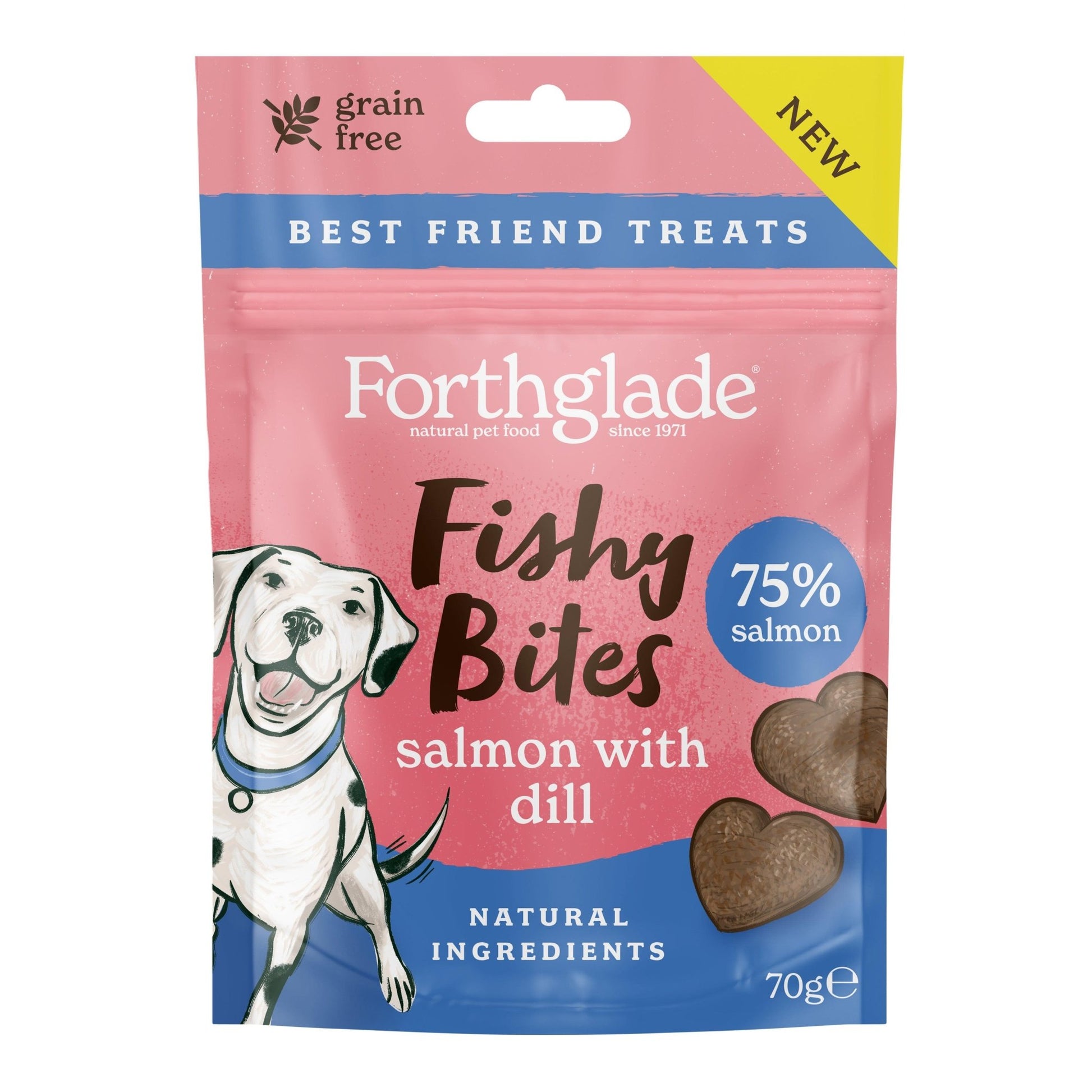 Forthglade Fishy Bite Salmon Treat 70g | Luxury Home Accessories | Heulog Glow