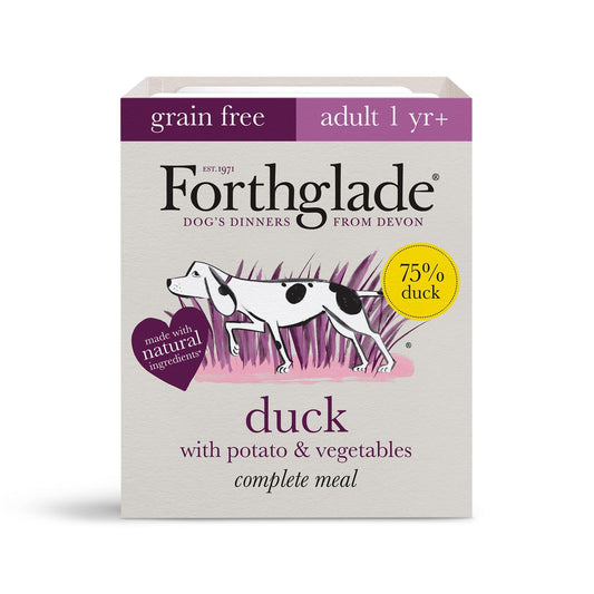 Forthglade Grain Free Duck Adult Dog Food 18 x 395g | Luxury Home Accessories | Heulog Glow