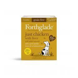 Forthglade Just Chicken with Liver Grain Free, 18 x 395g | Luxury Home Accessories | Heulog Glow