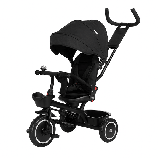 Foryourlittleone 6 in 1 Trike V3 - Black (9 months - 5 years) | Luxury Home Accessories | Heulog Glow
