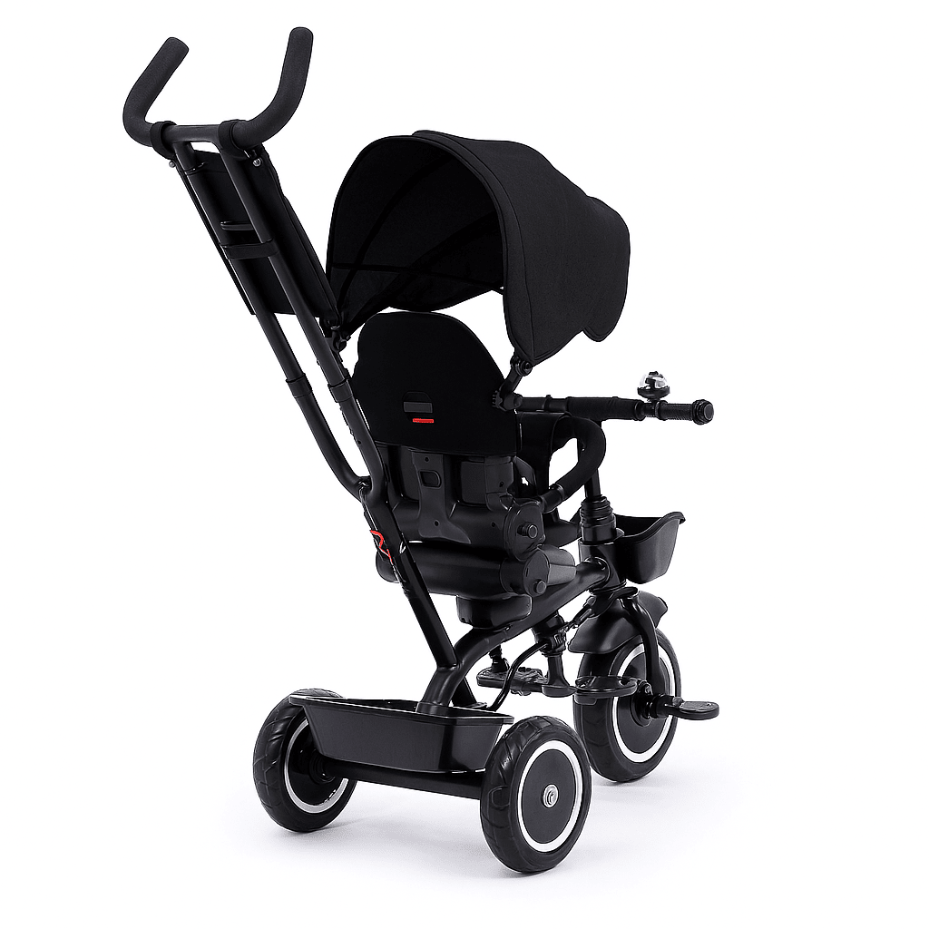 Foryourlittleone 6 in 1 Trike V3 - Black (9 months - 5 years) | Luxury Home Accessories | Heulog Glow