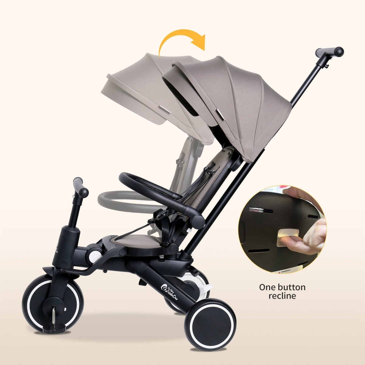 Foryourlittleone Xplor Ultimate 6 in 1 Foldable Trike - Pastel Pink (10m-4y) | Luxury Home Accessories | Heulog Glow