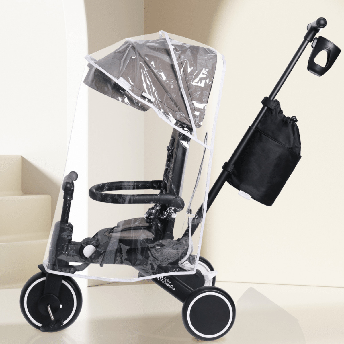 Foryourlittleone Xplor Ultimate 6 in 1 Foldable Trike - Pastel Pink (10m-4y) | Luxury Home Accessories | Heulog Glow