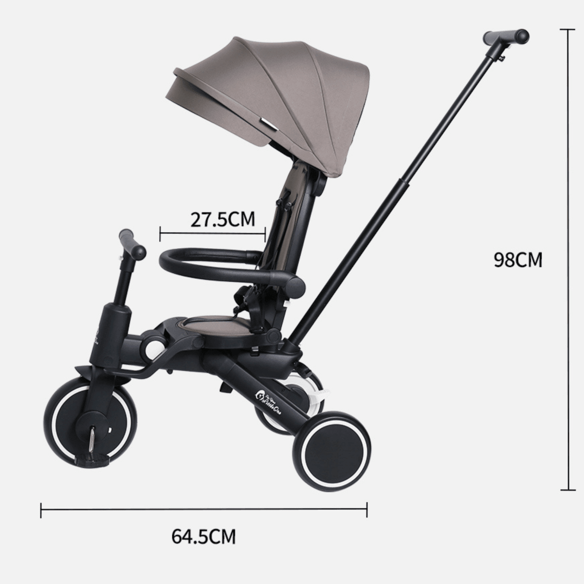 Foryourlittleone Xplor Ultimate 6 in 1 Foldable Trike - Pastel Pink (10m-4y) | Luxury Home Accessories | Heulog Glow