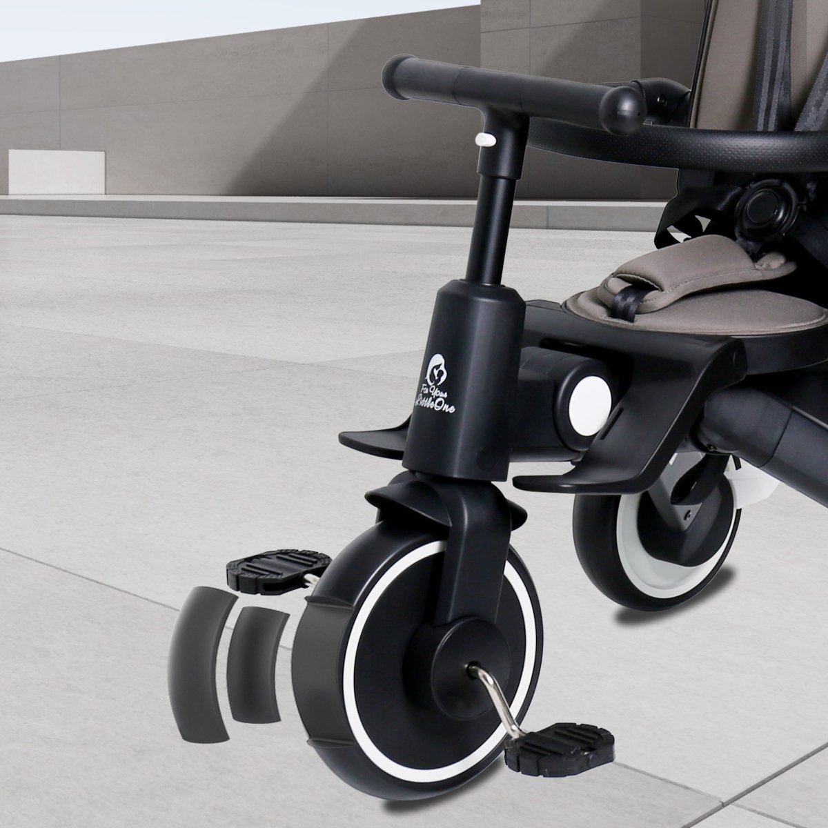 Foryourlittleone Xplor Ultimate 6 in 1 Foldable Trike - Pastel Pink (10m-4y) | Luxury Home Accessories | Heulog Glow