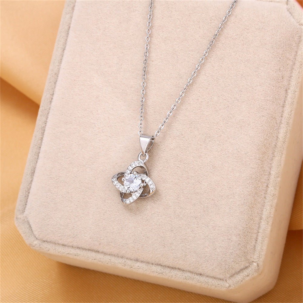 Four-Leaf Clover Lucky Necklace Mother's Day Gift Box Gift | Luxury Home Accessories | Heulog Glow