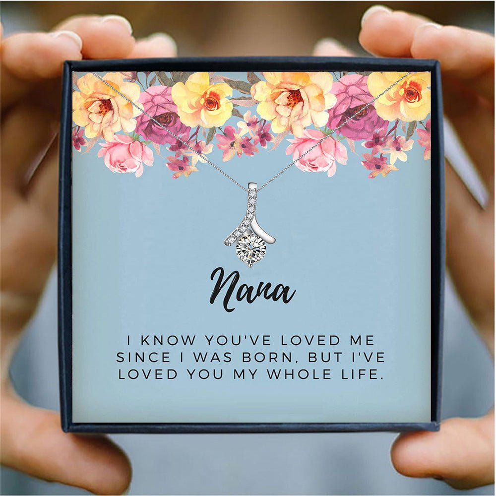 Four-Leaf Clover Lucky Necklace Mother's Day Gift Box Gift | Luxury Home Accessories | Heulog Glow