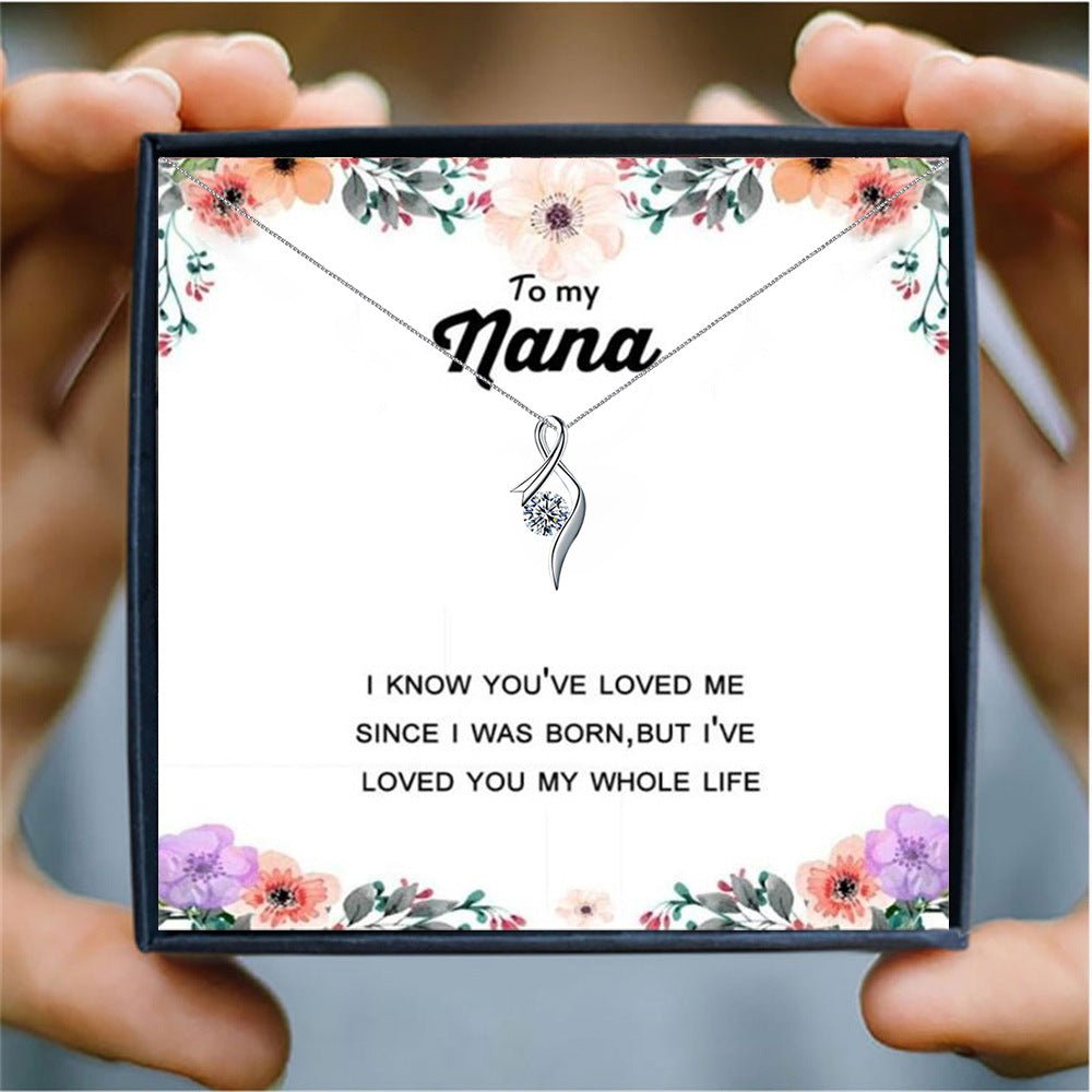 Four-Leaf Clover Lucky Necklace Mother's Day Gift Box Gift | Luxury Home Accessories | Heulog Glow