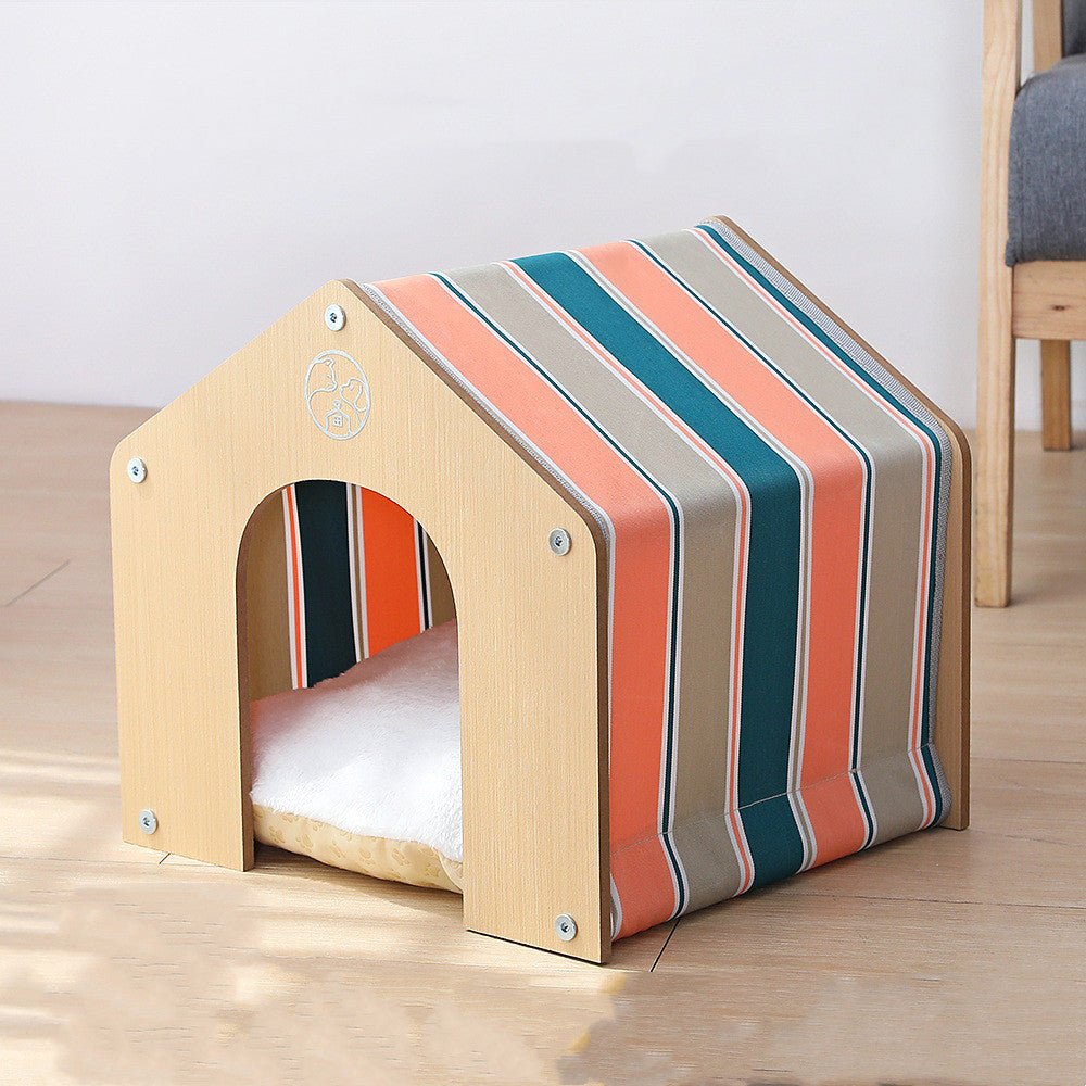 Four Season Universal Kitten Oxford Cloth Spring And Summer Pet House Cat Nest | Luxury Home Accessories | Heulog Glow