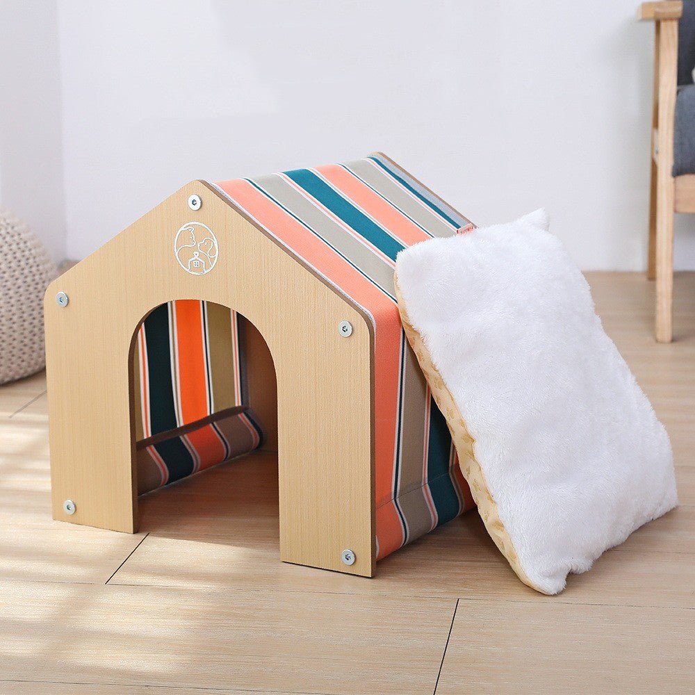 Four Season Universal Kitten Oxford Cloth Spring And Summer Pet House Cat Nest | Luxury Home Accessories | Heulog Glow