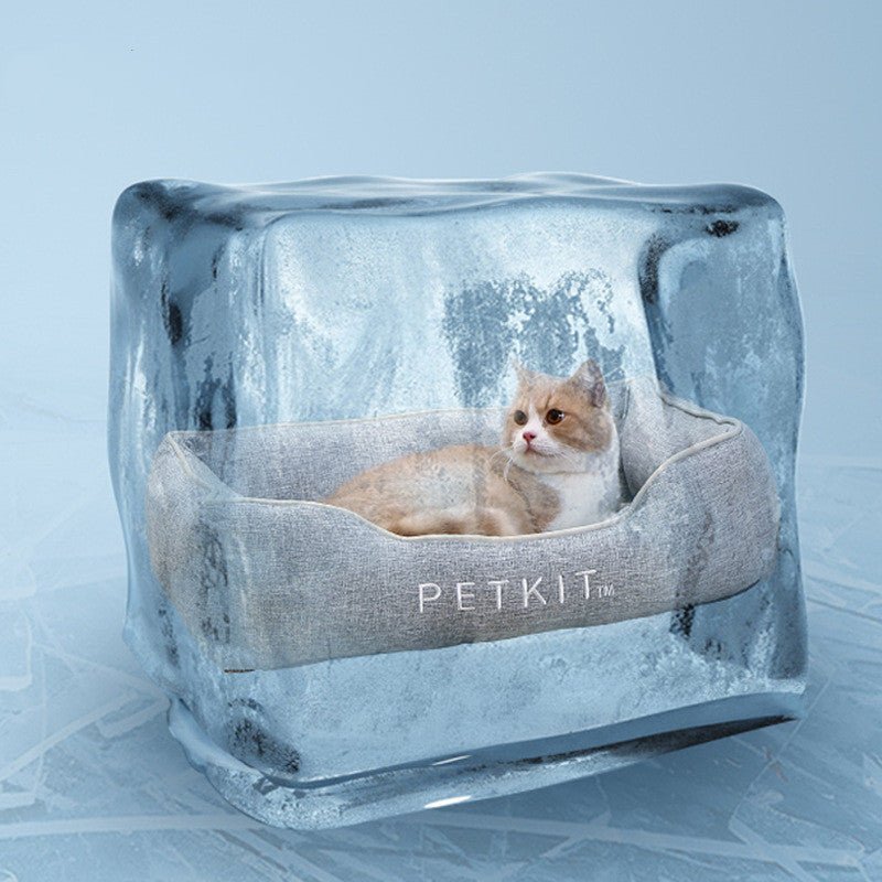 Four Seasons Cat Litter Large, Medium And Small Dog Kennel Removable Cooling Dog Mattress Pet Cat Ice Pad Summer Cooler | Luxury Home Accessories | Heulog Glow