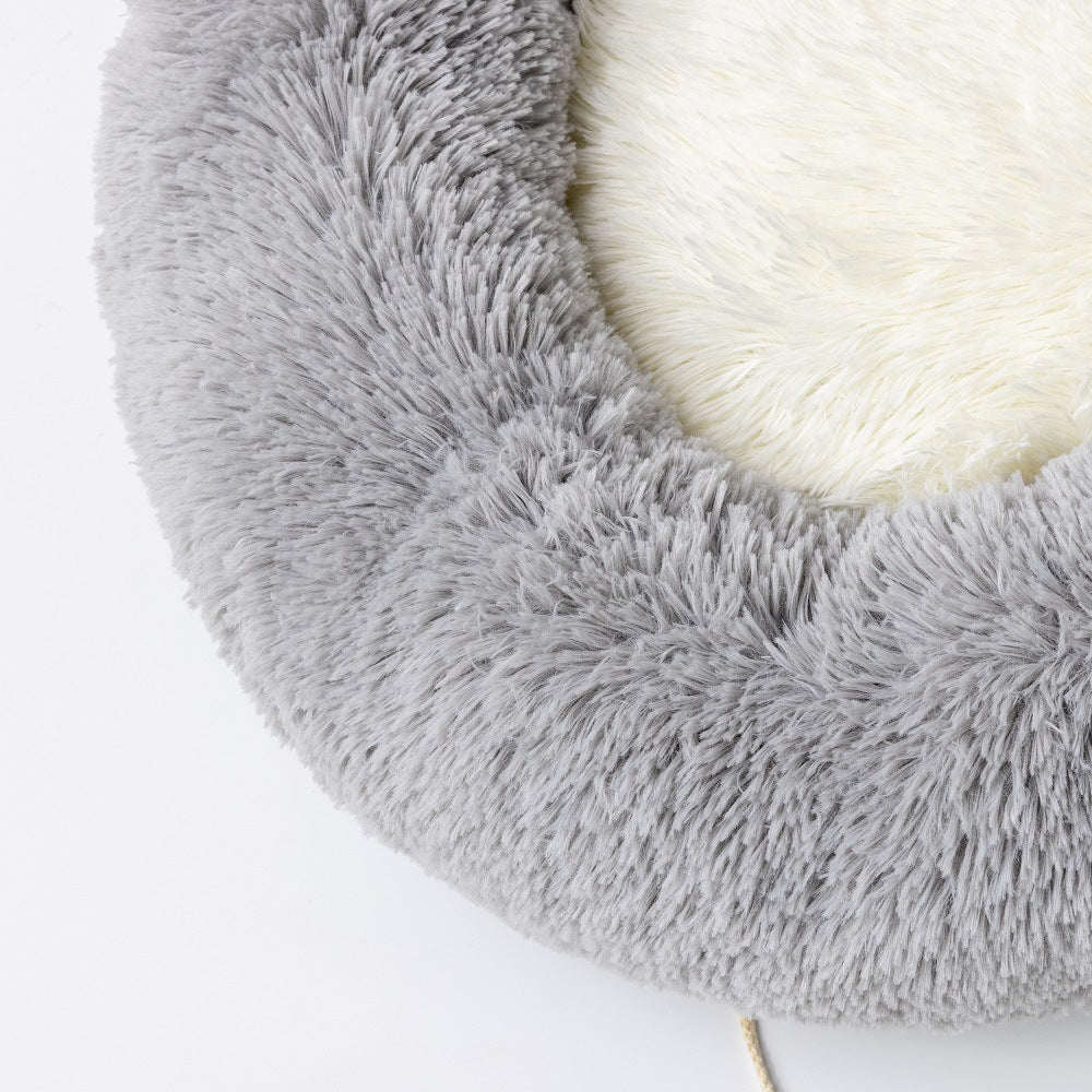 Four Seasons Pet Cartoon Plush Round Nest | Luxury Home Accessories | Heulog Glow