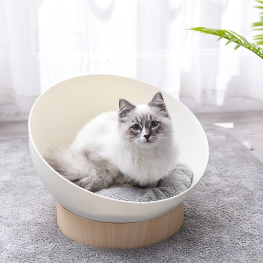 Four Seasons Universal Cat Egg Shell Nest Multifunctional Toy Turntable | Luxury Home Accessories | Heulog Glow