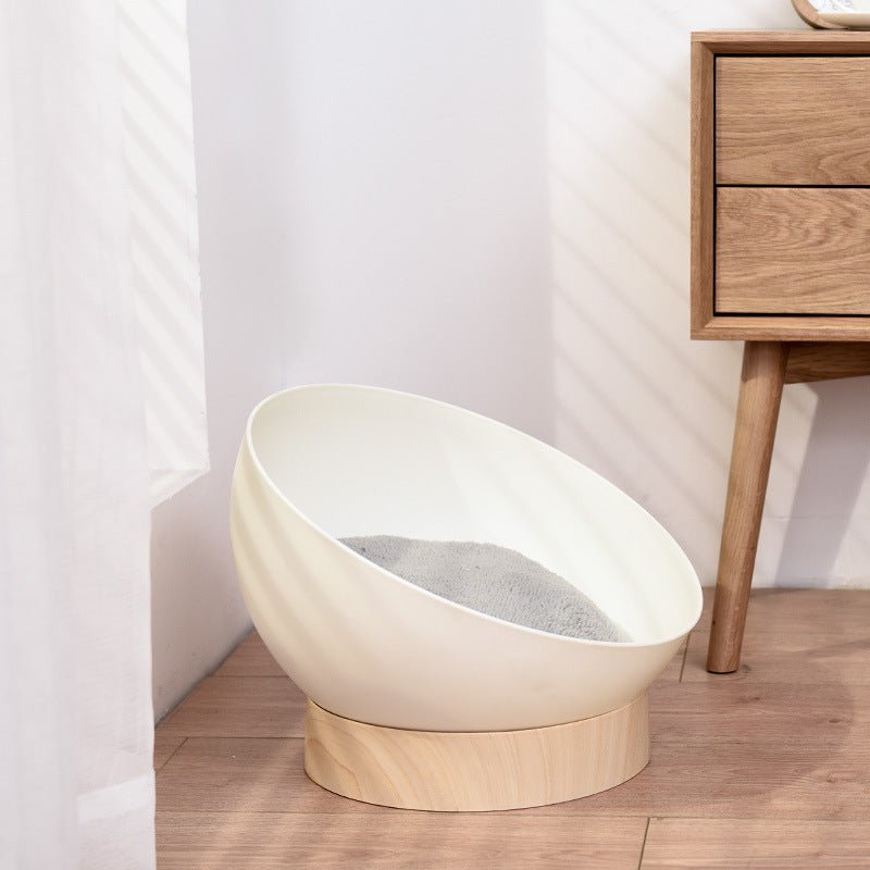 Four Seasons Universal Cat Egg Shell Nest Multifunctional Toy Turntable | Luxury Home Accessories | Heulog Glow