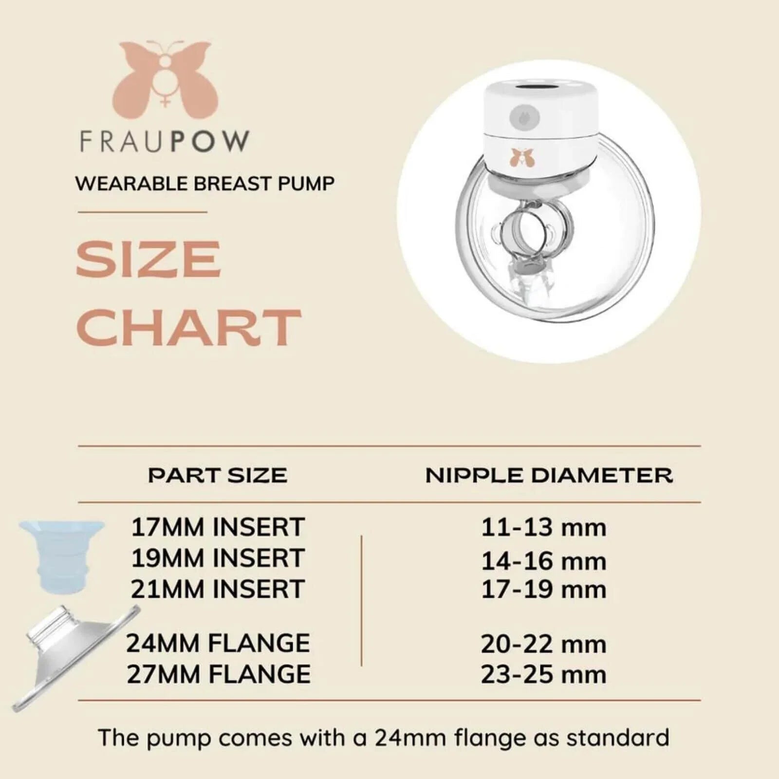 Fraupow Silicone Pump Insert 13mm | Luxury Home Accessories | Heulog Glow
