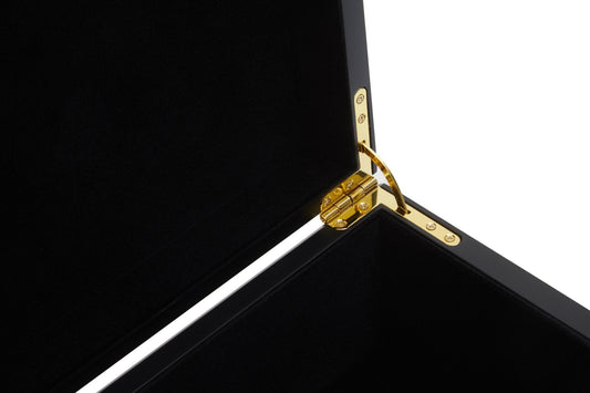 Frida Large Black and Gold Trinket Box | Luxury Home Accessories | Heulog Glow