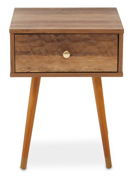 Frida One Drawer Side Table | Luxury Home Accessories | Heulog Glow