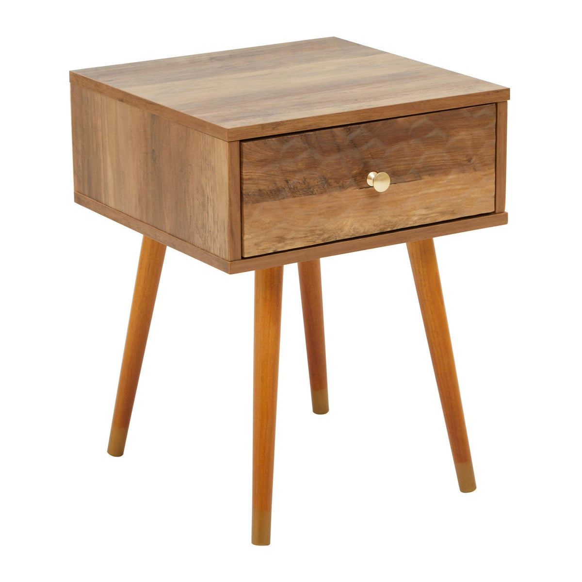 Frida One Drawer Side Table | Luxury Home Accessories | Heulog Glow