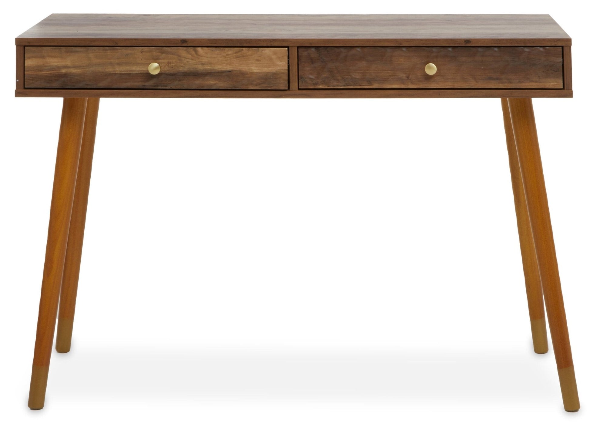 Frida Wood Veneer Console Table with 2 Drawers | Luxury Home Accessories | Heulog Glow