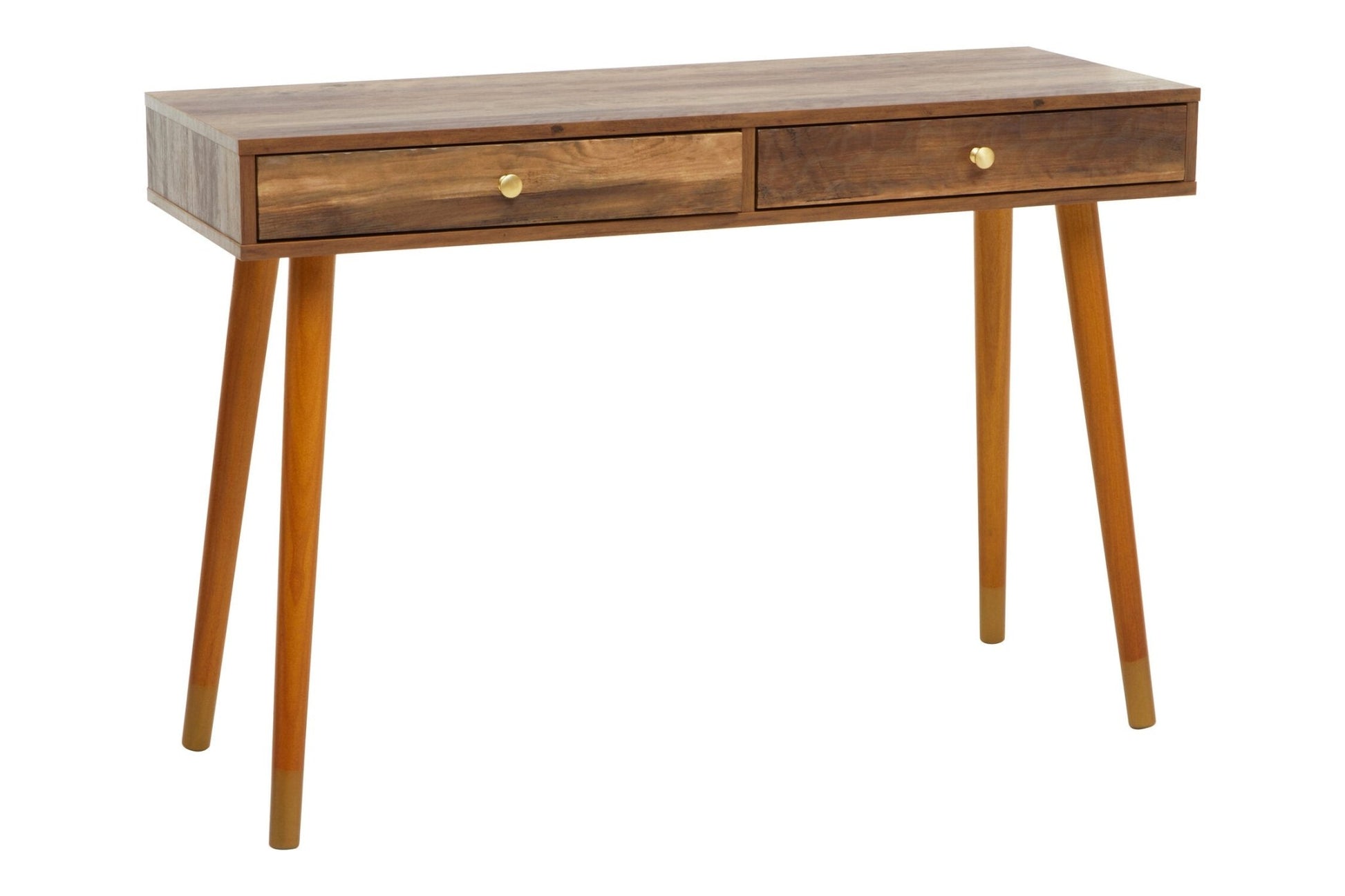 Frida Wood Veneer Console Table with 2 Drawers | Luxury Home Accessories | Heulog Glow