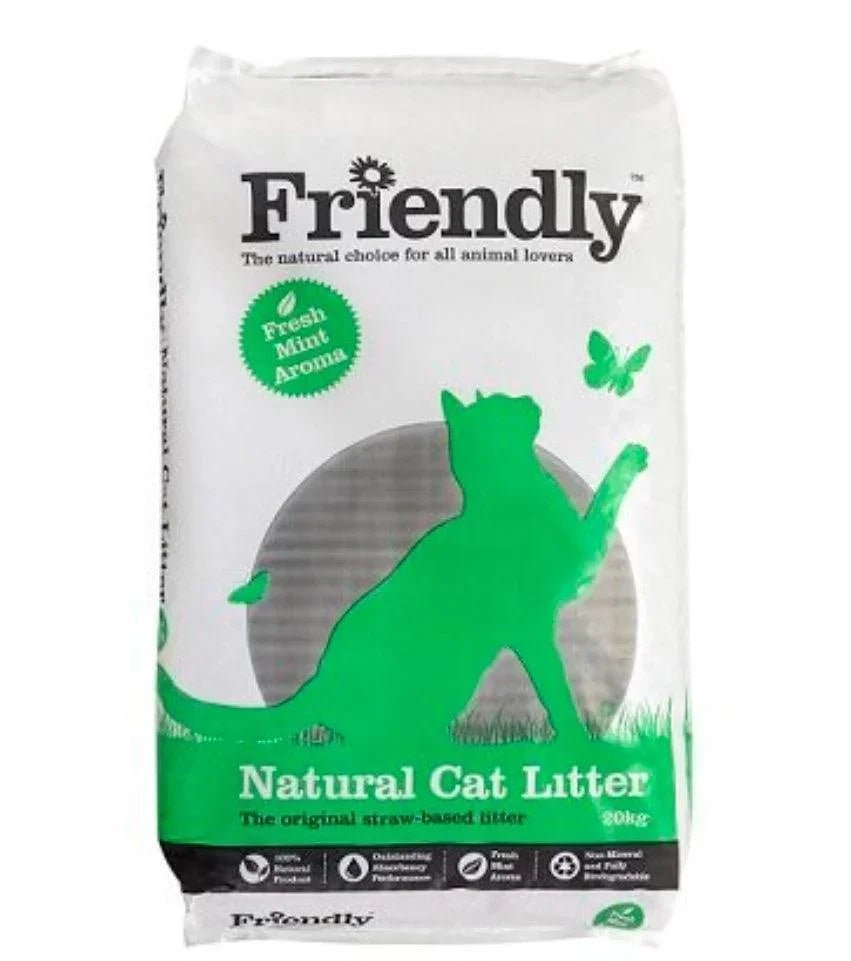 Friendship Estates Natural Cat Litter 20kg | Luxury Home Accessories | Heulog Glow