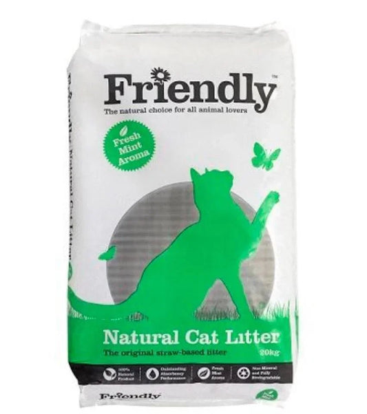 Friendship Estates Natural Cat Litter 20kg | Luxury Home Accessories | Heulog Glow