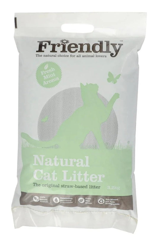 Friendship Estates Natural Cat Litter 3.2kg | Luxury Home Accessories | Heulog Glow