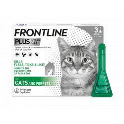 Frontline Plus Cat - 3 Pipettes, 3's | Luxury Home Accessories | Heulog Glow