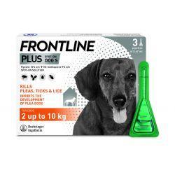 Frontline Plus Small Dog - 3 Pipette, 3's | Luxury Home Accessories | Heulog Glow