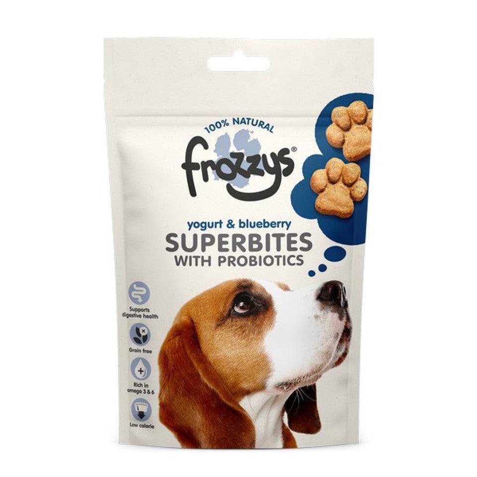 Frozzys Superbites with Probiotics, Yogurt & Blueberry | Luxury Home Accessories | Heulog Glow