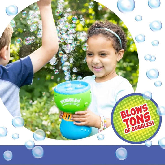 Fubbles No-Spill Fun-Finiti Bubble Machine | Luxury Home Accessories | Heulog Glow