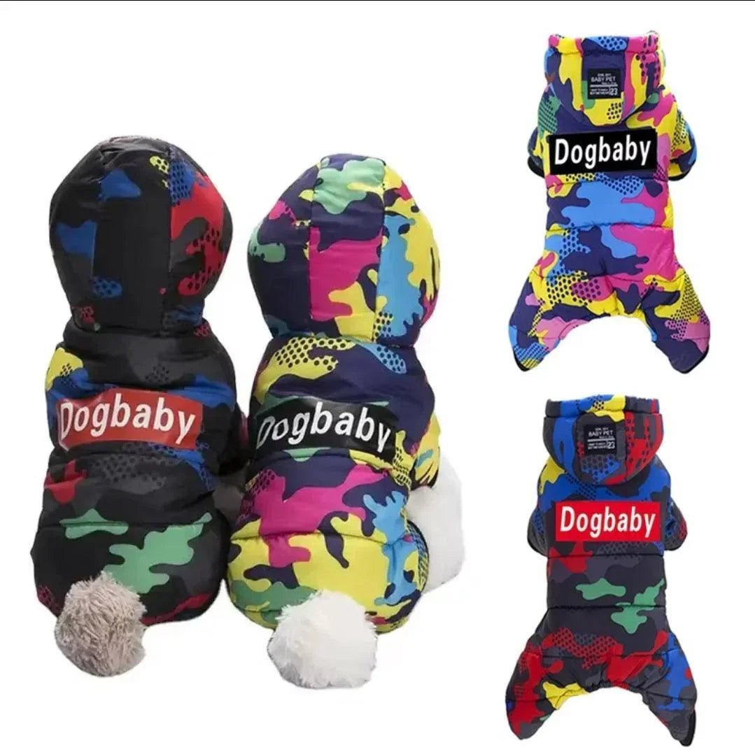 Funky Camo Dog Coat | Luxury Home Accessories | Heulog Glow