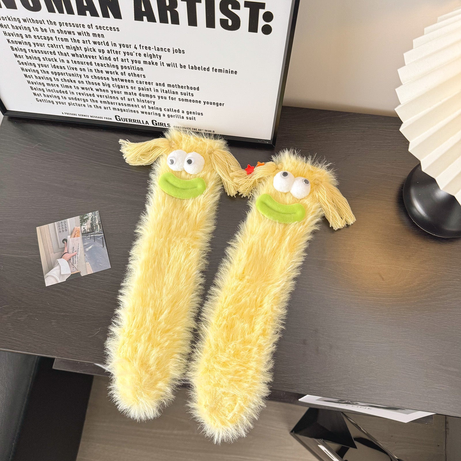 Funny Plush Mid-calf Length Thermal Room Socks | Luxury Home Accessories | Heulog Glow