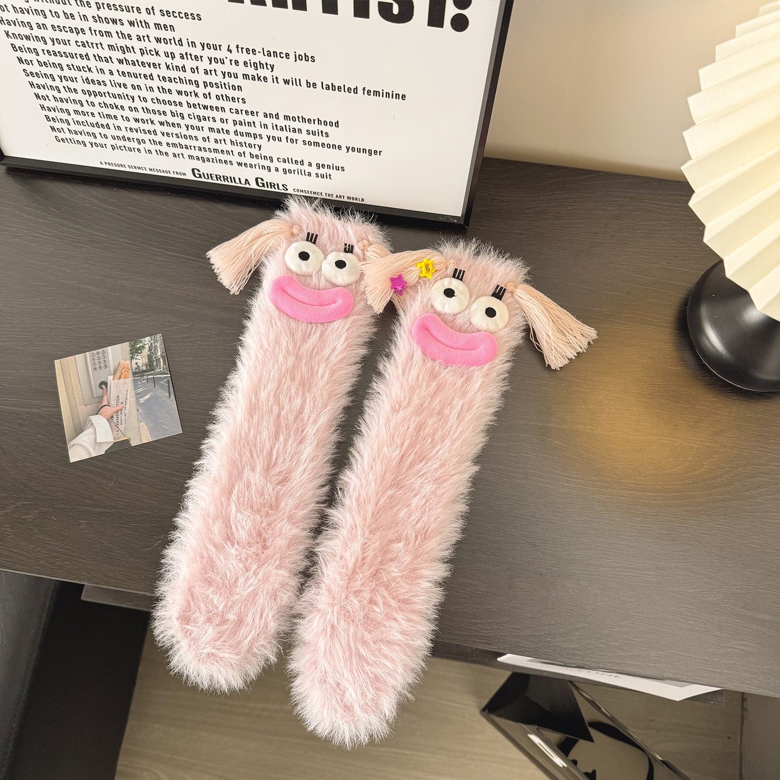 Funny Plush Mid-calf Length Thermal Room Socks | Luxury Home Accessories | Heulog Glow