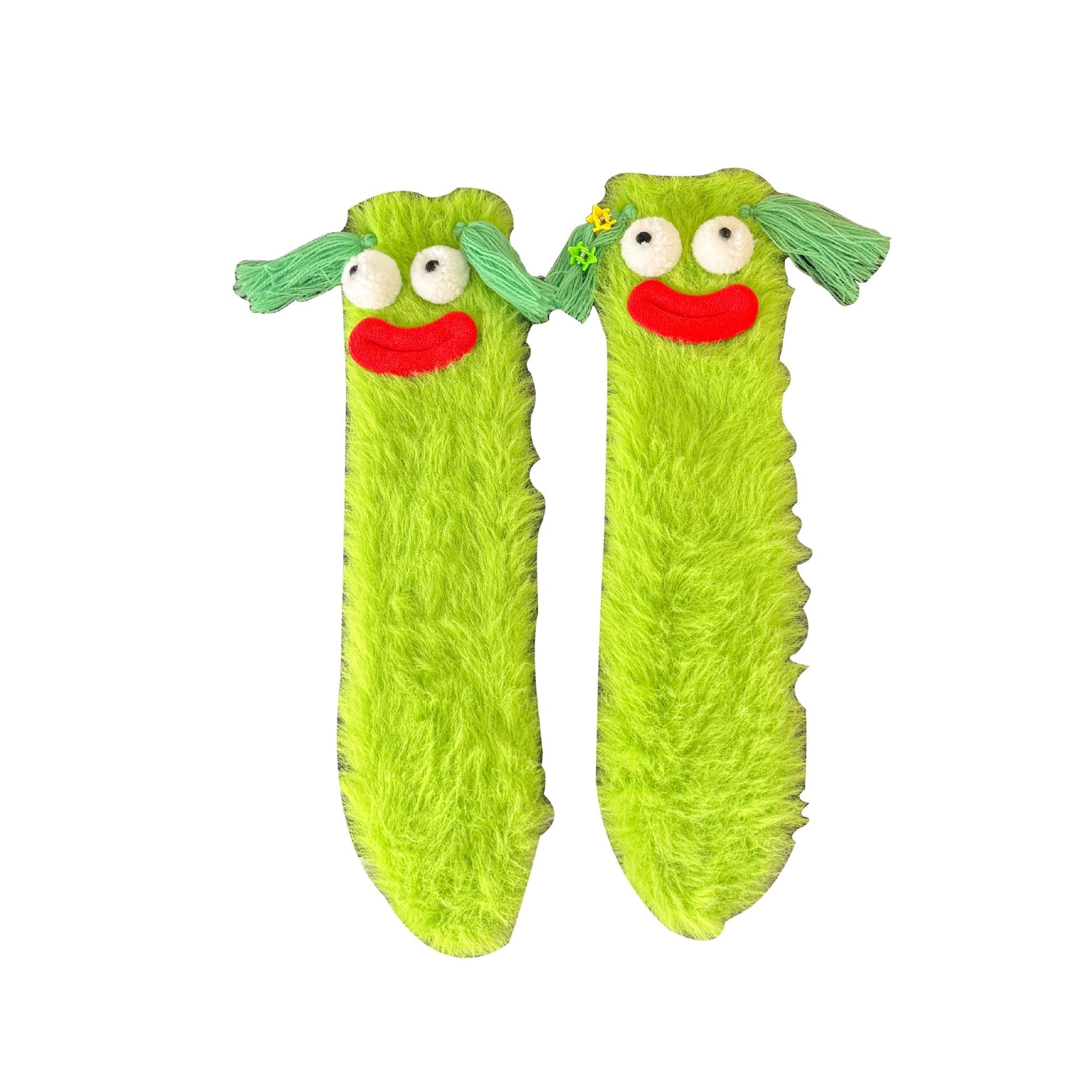 Funny Plush Mid-calf Length Thermal Room Socks | Luxury Home Accessories | Heulog Glow