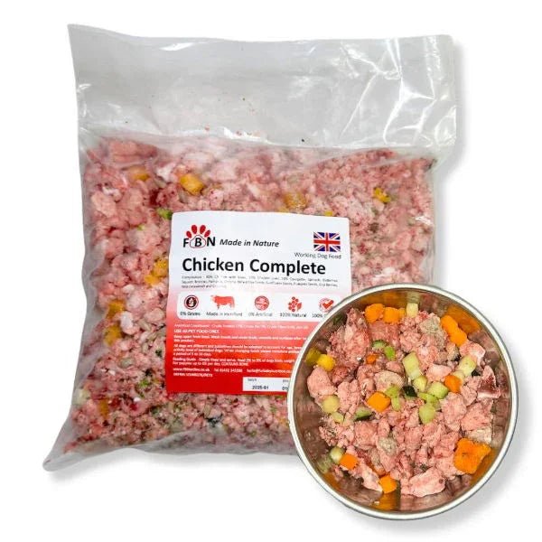 Fur Baby Nutrition Chicken Complete Frozen Dog Food 1kg | Luxury Home Accessories | Heulog Glow