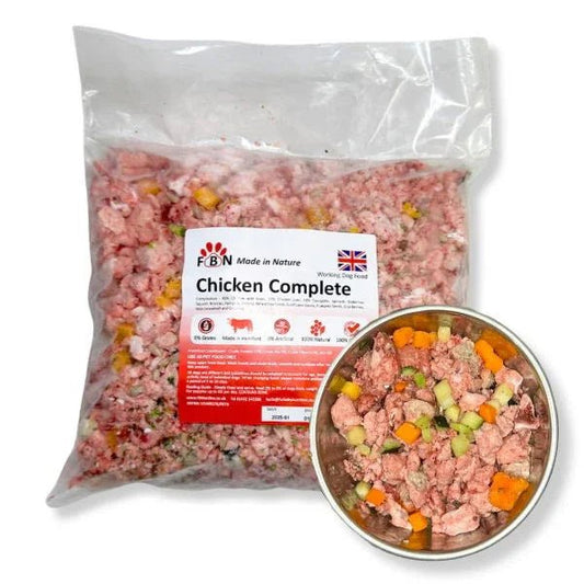 Fur Baby Nutrition Chicken Complete Frozen Dog Food 1kg | Luxury Home Accessories | Heulog Glow