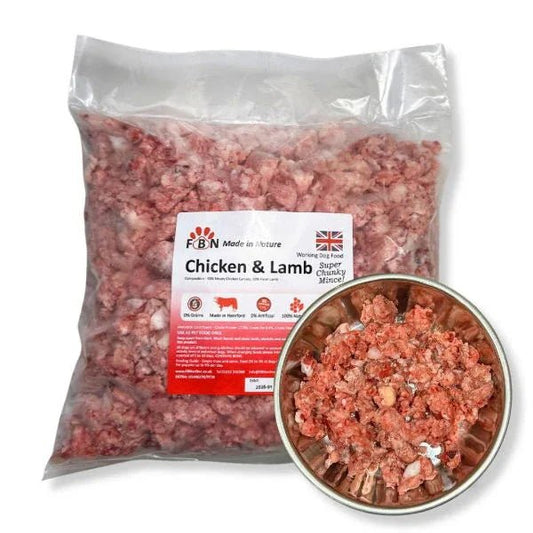Fur Baby Nutrition Chicken & Lamb Frozen Dog Food 1kg | Luxury Home Accessories | Heulog Glow