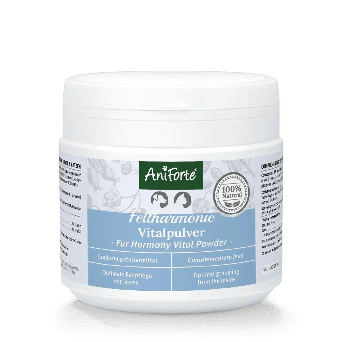 Fur Harmony Vital Powder 250g - Natural Skin & Coat Supplement | Luxury Home Accessories | Heulog Glow