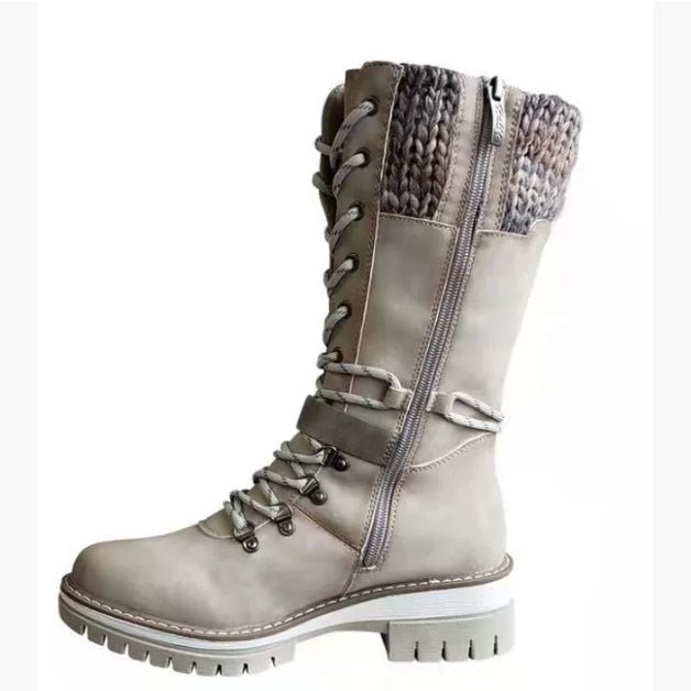 Fur Integrated Women's Shoes Thickened Warm Knee-high Snow Boots | Luxury Home Accessories | Heulog Glow