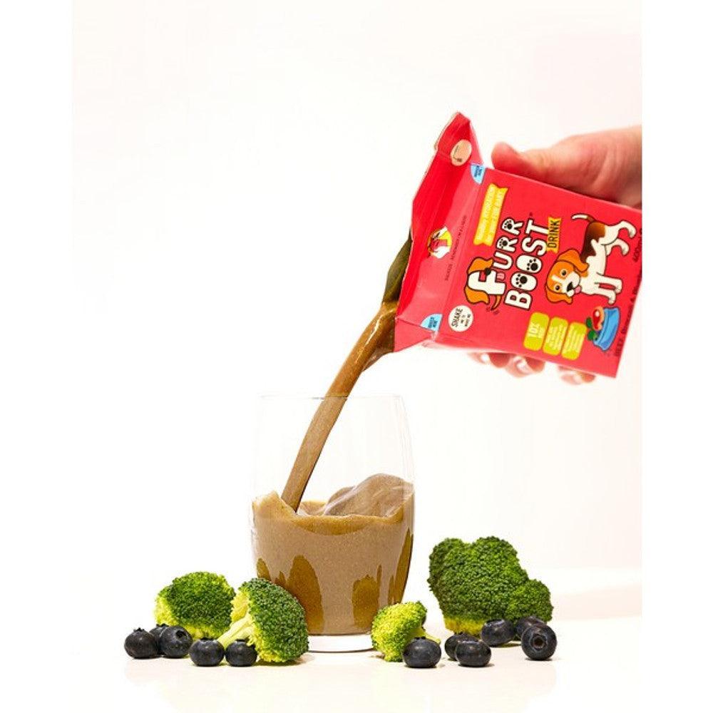 Furr Boost Beef Broccoli and Blueberry Dog Drink 400ml | Luxury Home Accessories | Heulog Glow